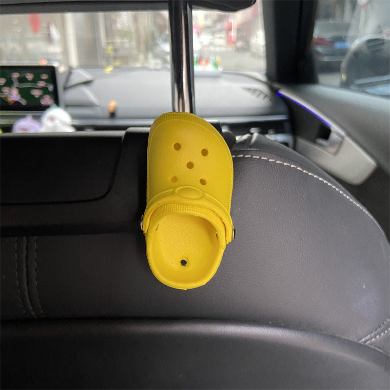 Auto de plástico al por mayor con zapatos de agujero de gancho pequeño